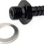 Adaptador m12x1.5 a 3/8 con abrazadera aluminio anodizado negro