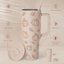Vaso calabaza acero inox térmico con pajilla 40oz