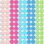100 Imanes Fuertes Redondos para Nevera y Pizarra 5 Colores
