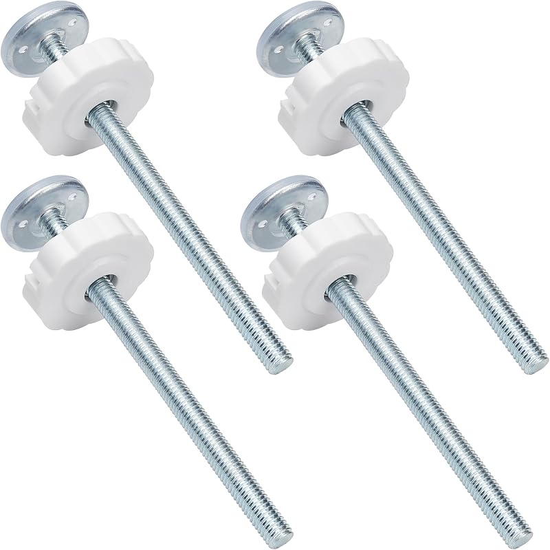 Varillas husillo puerta bebé M8 repuesto 4 pzas color blanco