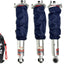 Cubiertas antipolvo coilovers 4 pzas azul oscuro