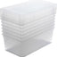 Contenedores apilables 13x7.5x4.5" set 6 para ropa y hogar