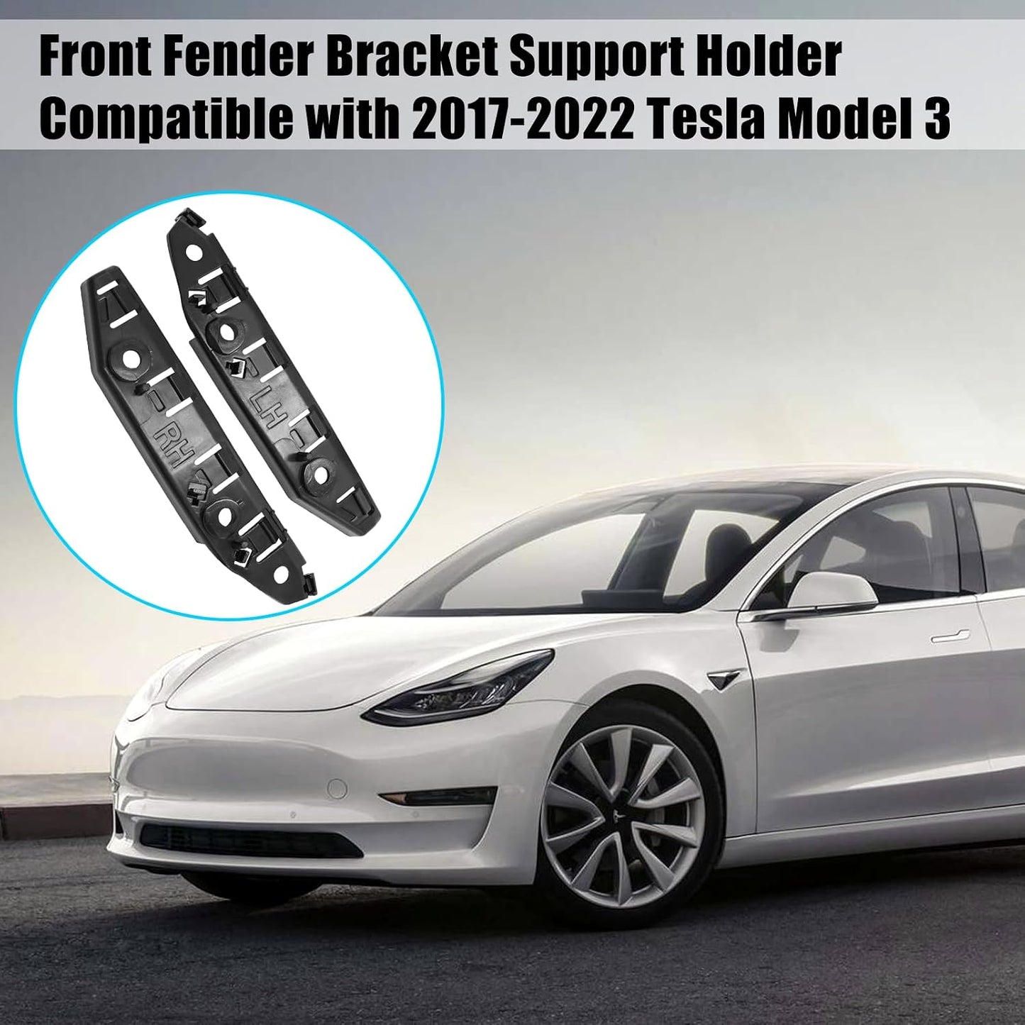 Soporte parachoques delantero Tesla Model 3 2017-00-e