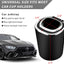 Cenicero auto acero inox con luz LED azul y bandeja desmontable