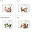 Vitrina acrílico transparente 5 cajas con tapas magnéticas