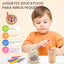 Juguetes Montessori madera clasificar colores 1-3 años