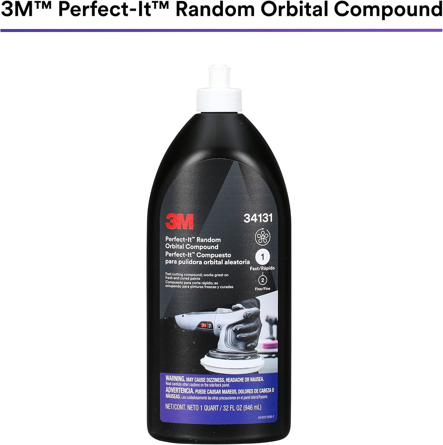 Compuesto orbital aleatorio 1qt para pulido automotriz