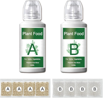 Fertilizante hidropónico A&B 1000ml para plantas y cultivo