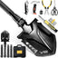 Kit pala plegable acero manganeso para campamento y