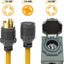 Cable alimentación generador 30A 50pies Nema L14-30P
