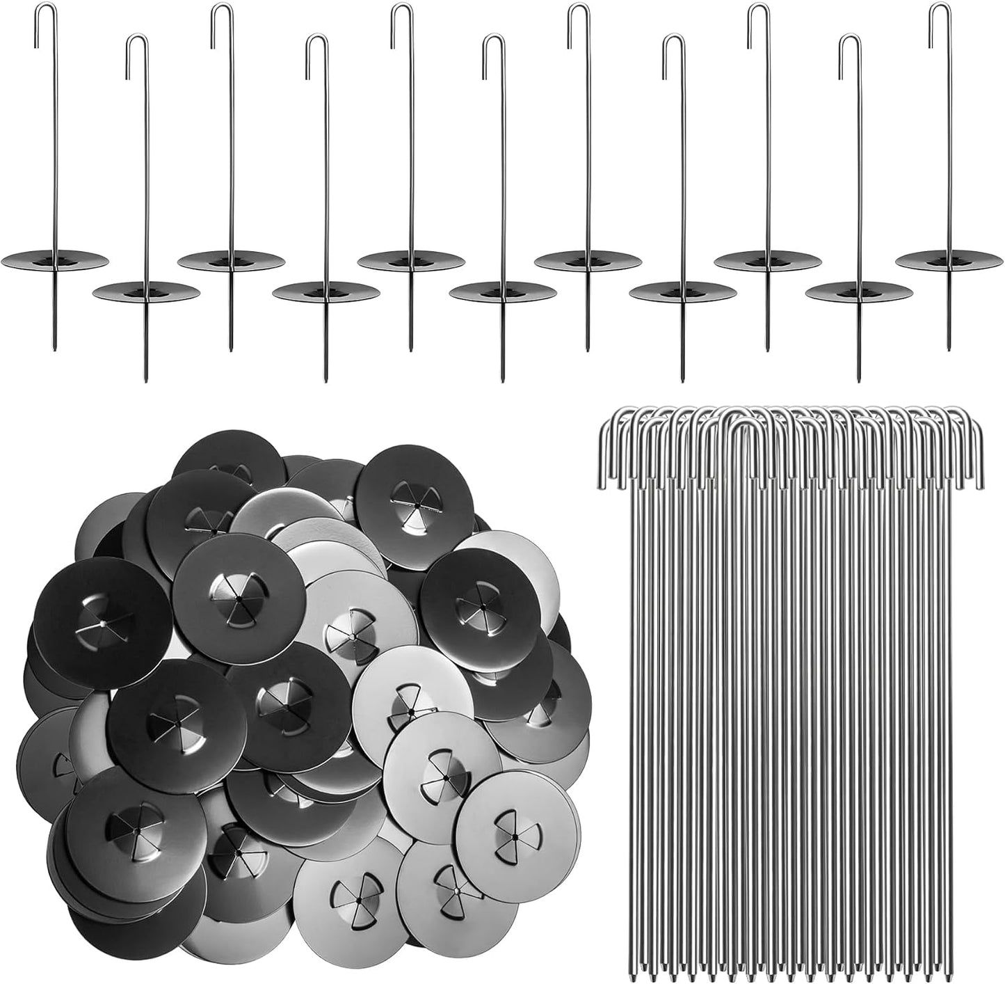 Clips sujeción paneles solares acero inox ganchos