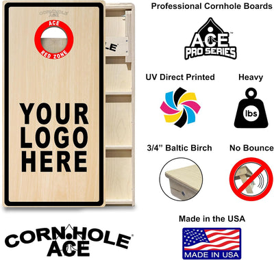 Set tablas Cornhole madera contrachapada báltico sin rebote
