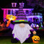 Gnomo inflable Halloween 6.7" con luces LED patio exterior