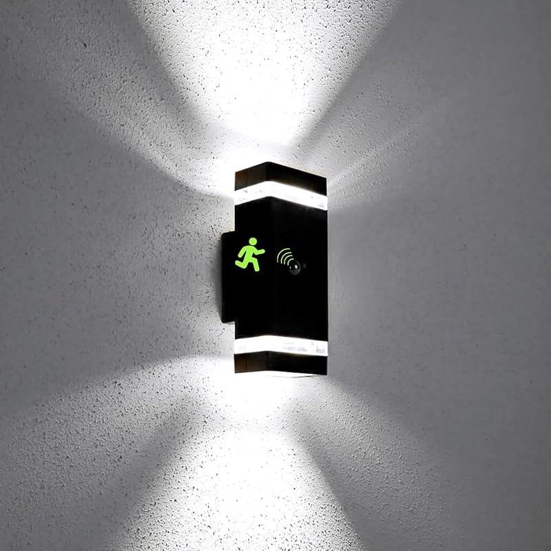 Luz pared sensor movimiento 3 modos aplique moderno