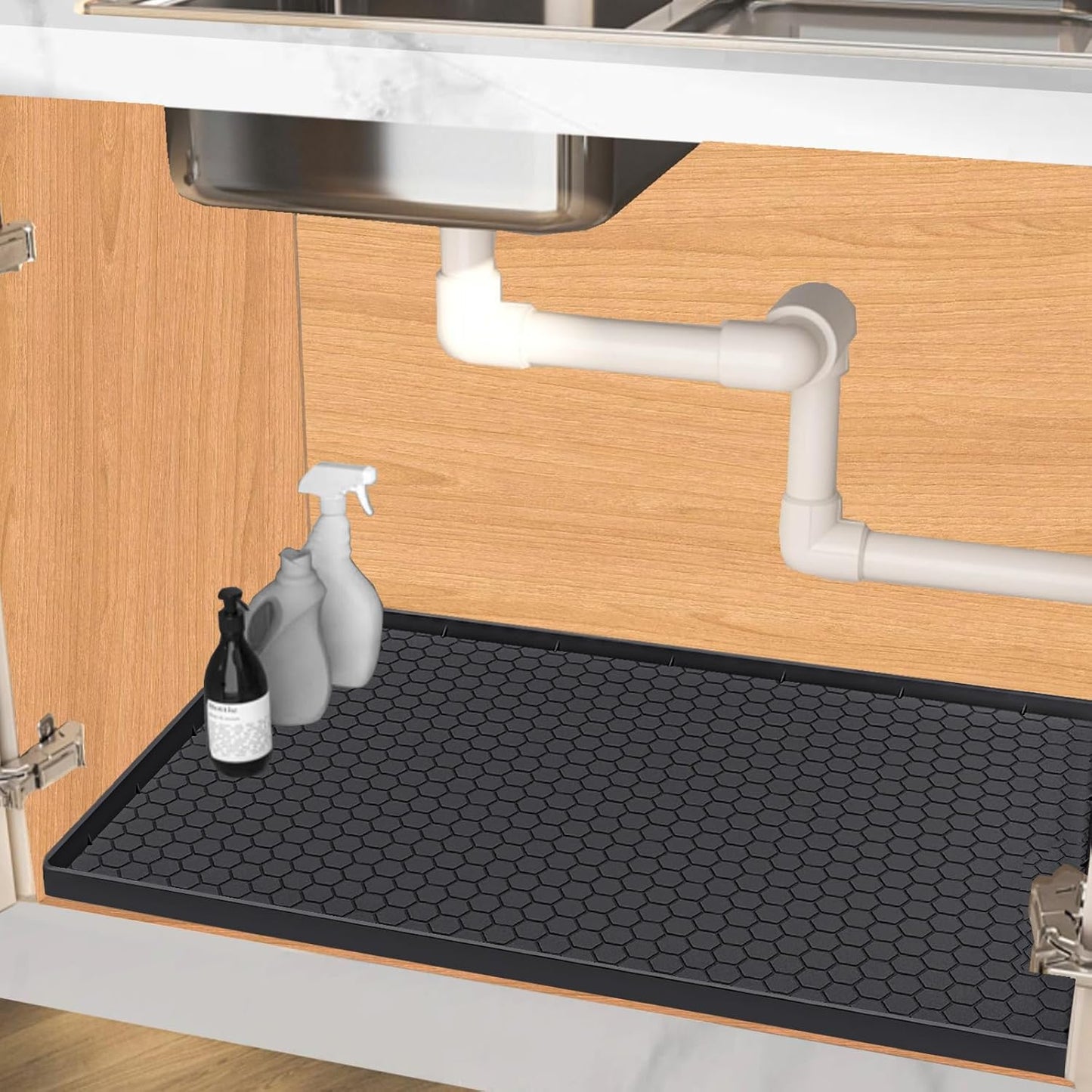 Tapete silicona para fregadero cocina impermeable 25x22