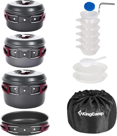 Kit utensilios cocina antiadherente aluminio anodizado
