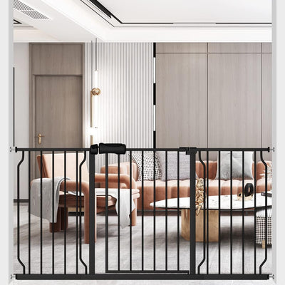 Puerta seguridad bebé ancha 146-158cm negro