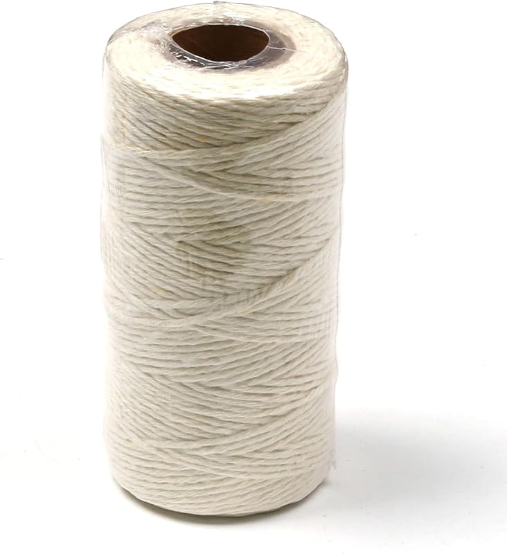Cuerda algodón 100 yardas color blanco manualidades cocina