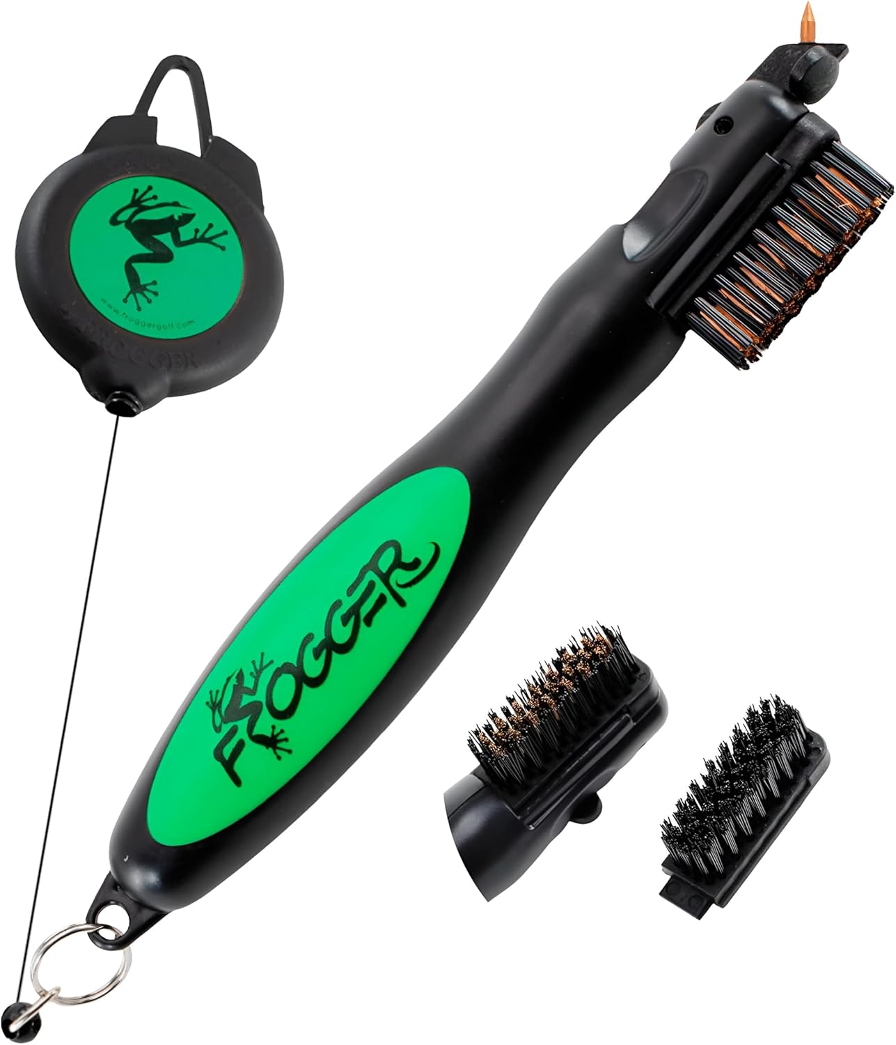 Limpiador palos golf agarre ergonómico 2.5ft cepillo resistente