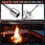 2 Llaves universales para chimenea gas 1/4 y 5/16 pulg
