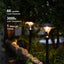Luces paisaje LED 1W 60lm conector estaca 8 pzas