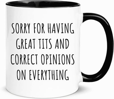 Taza de café cerámica 11oz para oficina con mensaje