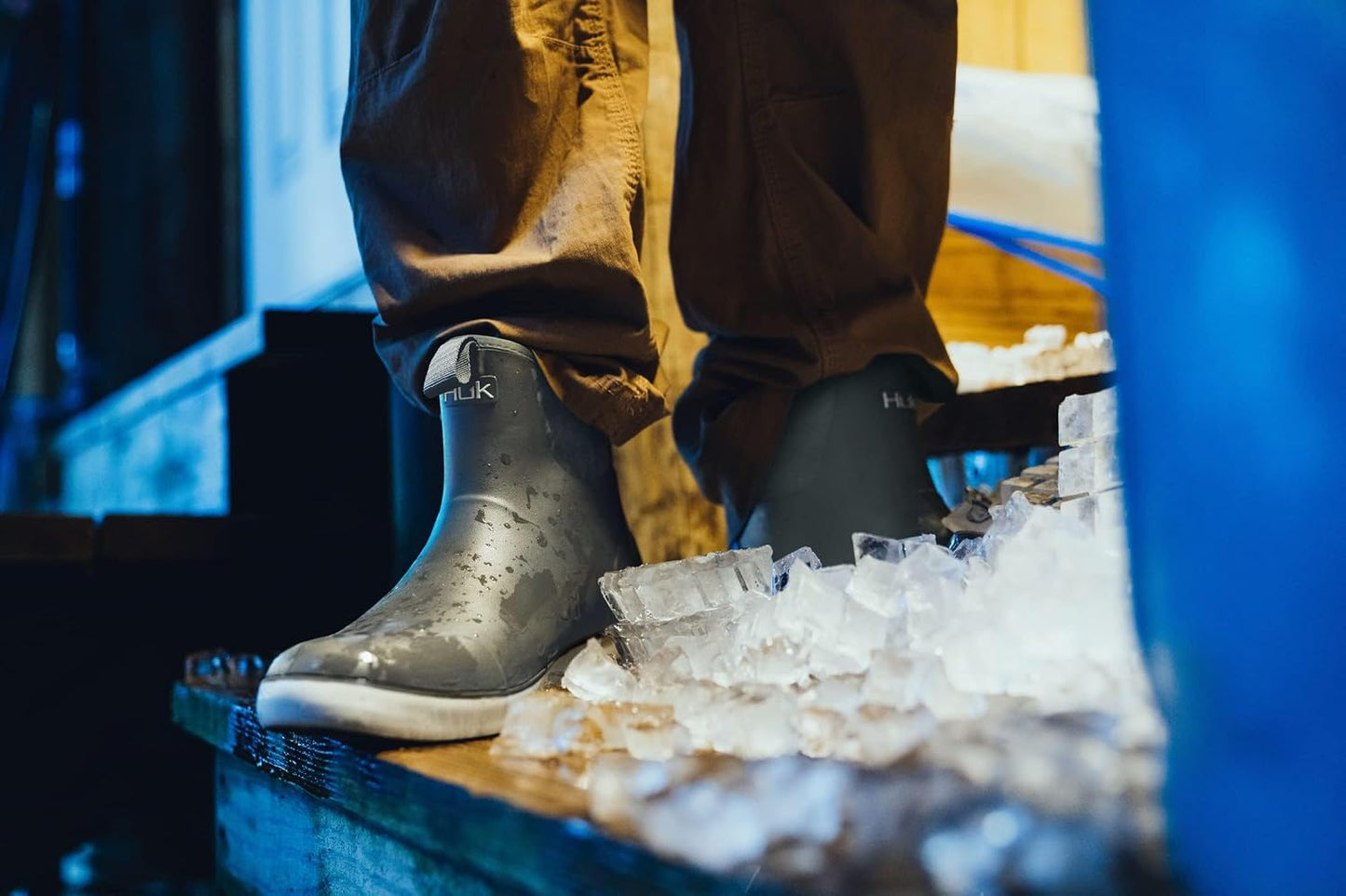 Botas lluvia pesca hombre alto rendimiento