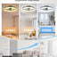 Ventilador techo 20pulg luz LED 3000-6500K control app