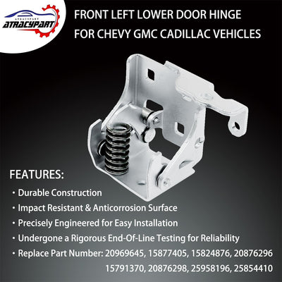 Bisagra puerta delantera izq Chevy 07-14