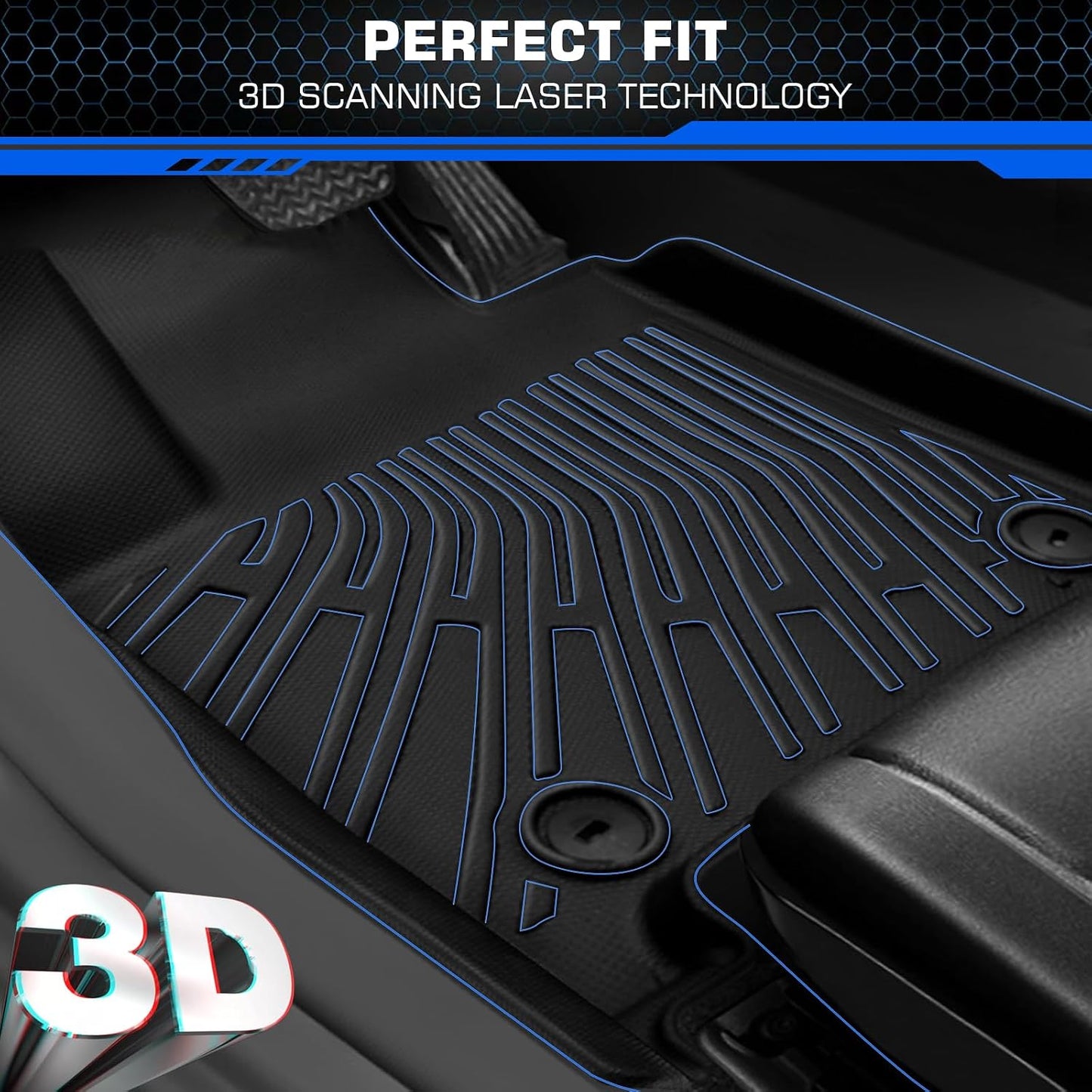 Alfombrillas TPE para Toyota Highlander 2008-13 1ª 2ª y 3ª