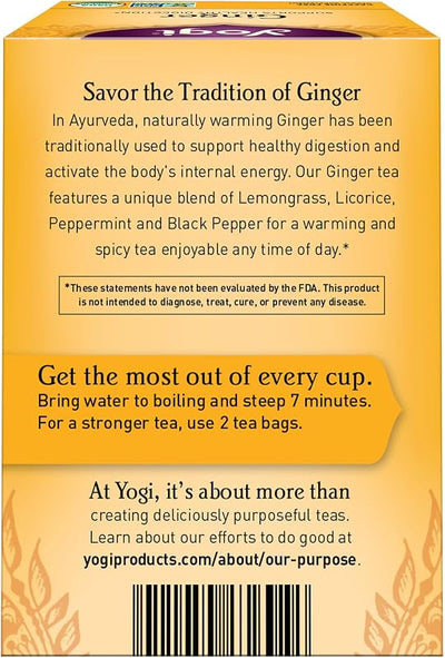 Té jengibre Yogi 1.12oz