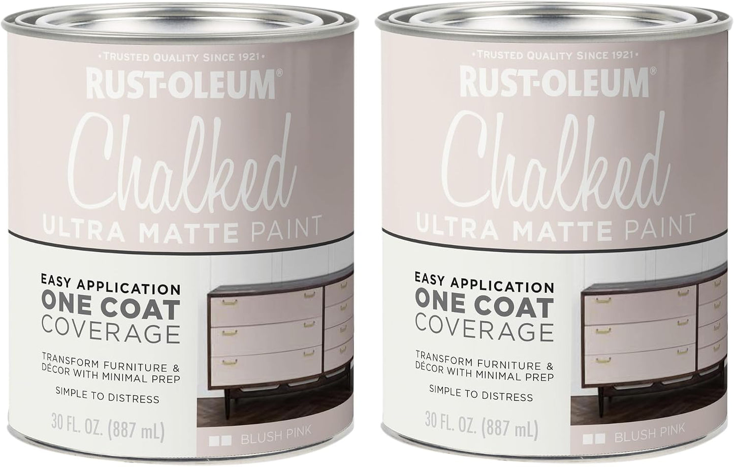 Pintura tiza ultramatte rosa pack 2
