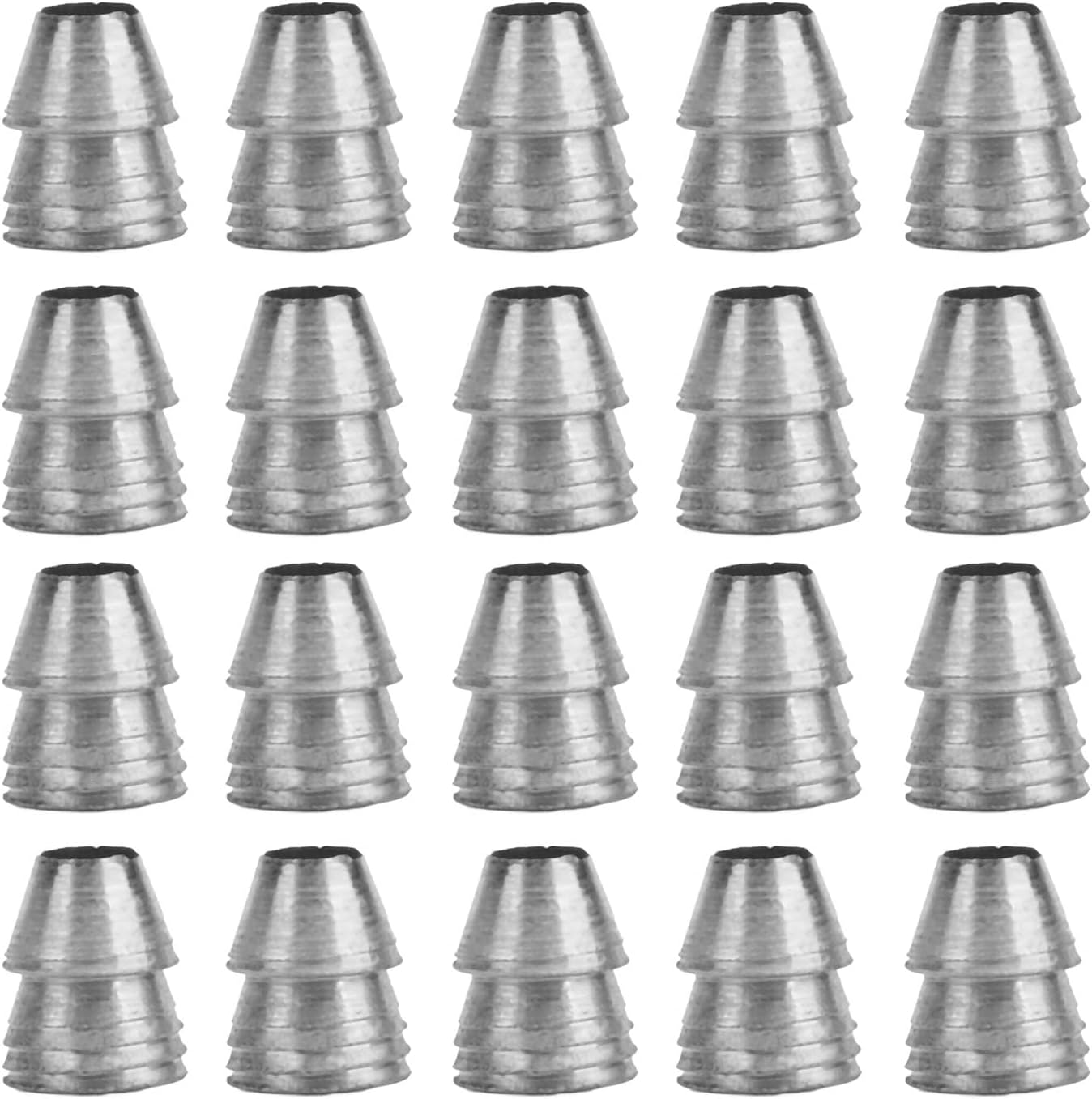 Juego 20 cuñas acero mango redondo para hacha trineo
