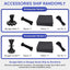 Vela sombra 10x20ft tela patio gris oscuro bloquea UV