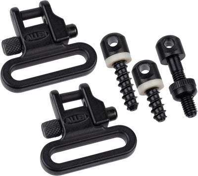 Set giratorio perno para eslingas 1" negro