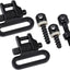 Set giratorio perno para eslingas 1" negro