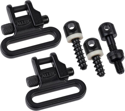 Set giratorio perno para eslingas 1" negro