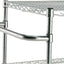Carrito estante alambre ajustable 24x36pulg cromado