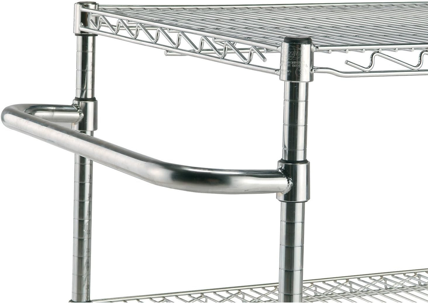 Carrito estante alambre ajustable 24x36pulg cromado