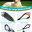 Correa perro doble asa 6ft nailon reflectante resistente