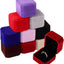 Caja terciopelo 9pcs anillos pendientes regalo surtidos