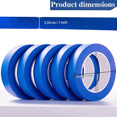 Cinta pintor 1pulg x55yd pack 12 rollos 660yd
