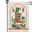 Bandera jardín doble cara 12x18" decoración exterior