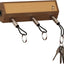 Soporte llaves guitarra madera 3 llaveros enchufables regalo