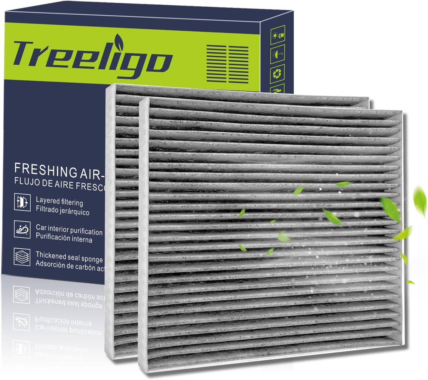 2 Filtros Aire Cabina CF10374 Comp Toyota Tacoma 05-23