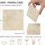 6 Pzas Posavasos Travertino Beige con Respaldo Terri