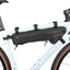 Bolsa triangular bicicleta MTB 2.4L con bolsillos malla