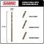Set 5 Brocas Cobalto 3/32pulg para Metal Hierro Fundido