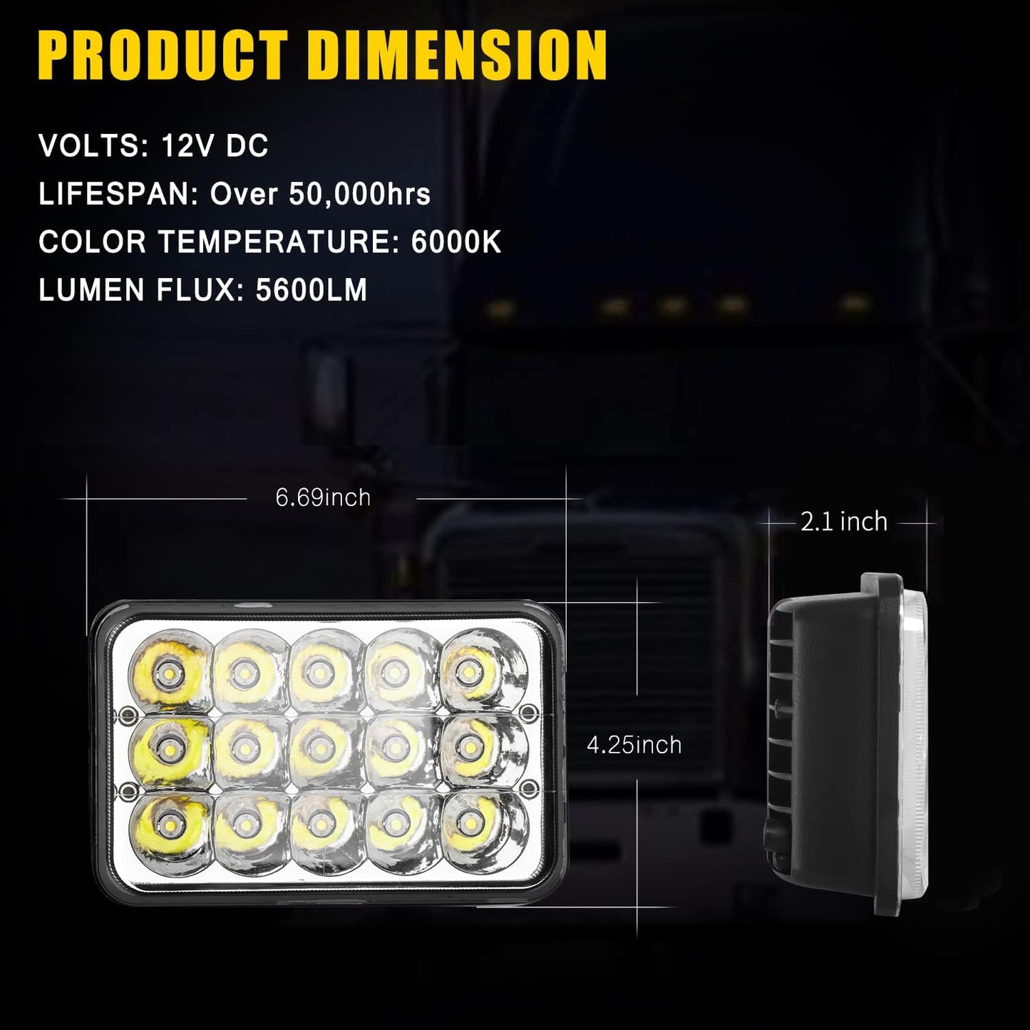 2 Pzas Faros Delanteros LED comp Chevy S10 Blazer