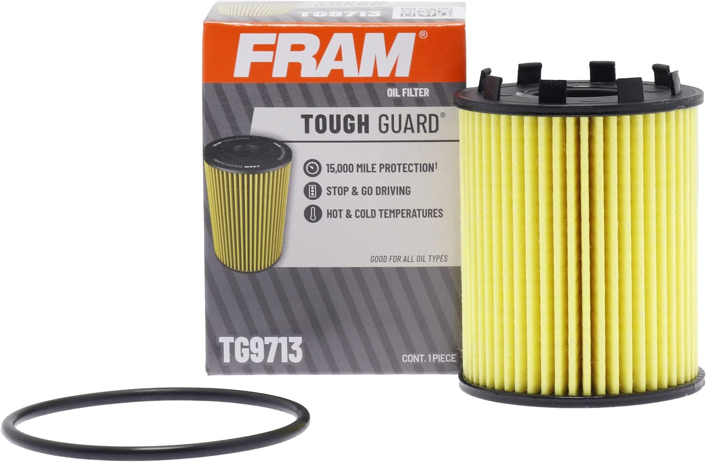 Filtro aceite repuesto Tough Guard TG9713 SureGrip 15000mi